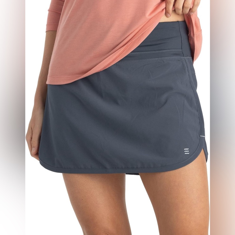 Free Fly Apparel Women's Skort in Gray and Pink